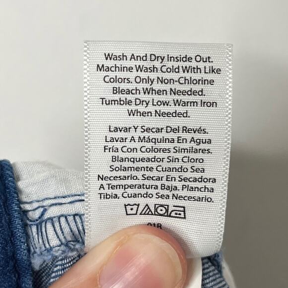 Sofia Vergara Women's Jeans 6 Skinny Ankle Lace Raw Hem Stretch Denim Med Wash - Picture 9 of 10